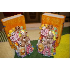 Bookends Pair of, Ceramic, from Western House Gifts, "My Room" by Annie Rowe   123276572517